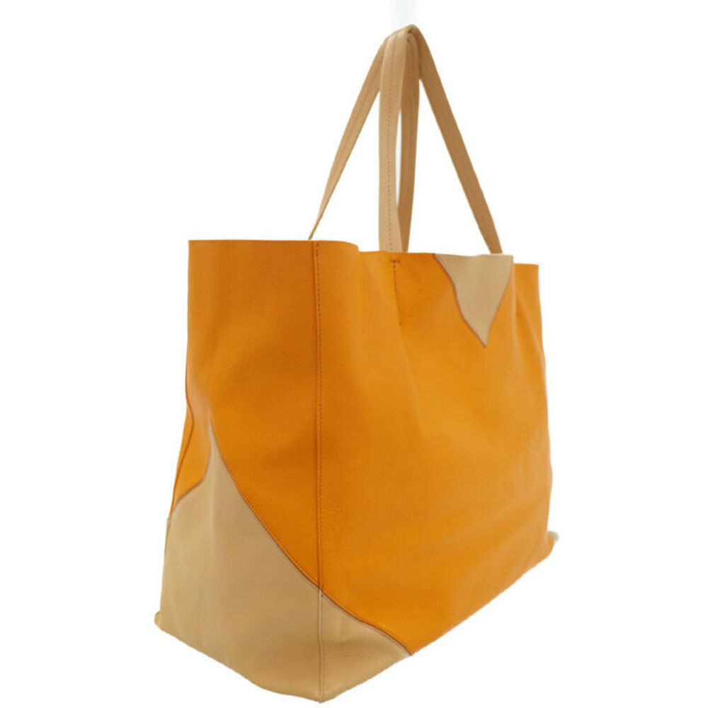 Celine Logo Two Tone Horizontal Cabas Tote Bag - Picture 2 of 9
